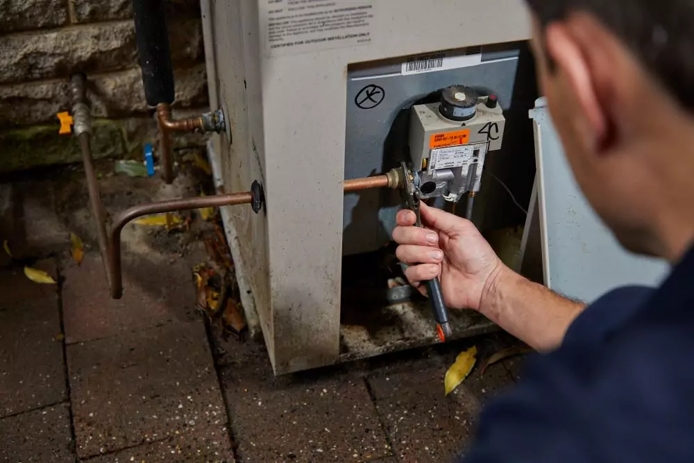 hot water plumber