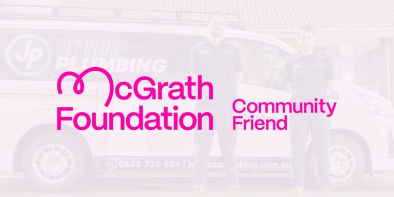 Jet Plus Plumbing Supports McGrath Foundation